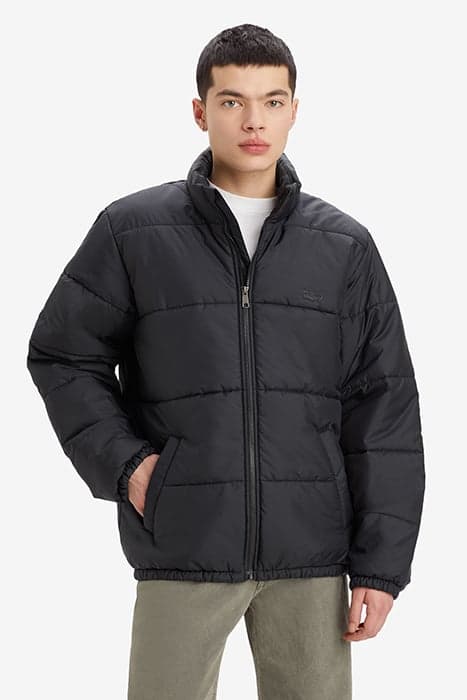 SUNSET SHORT PUFFER JET BLACK by Levi's