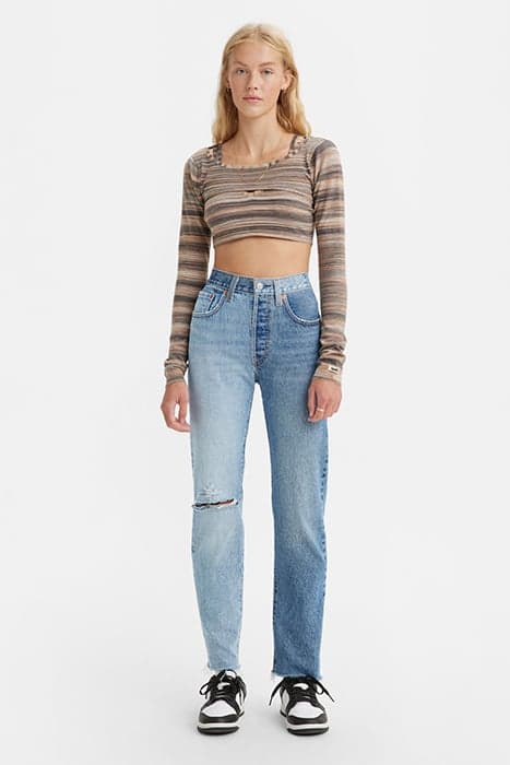 501 JEANS TWO TONE TWO TONE INDIGO by Levi's