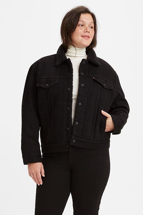 EX BF SHERPA TRUCKER YES BLACK by Levi's