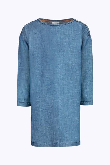 GIRLS BOBBI DENIM DRESS DENIM by BY-BAR