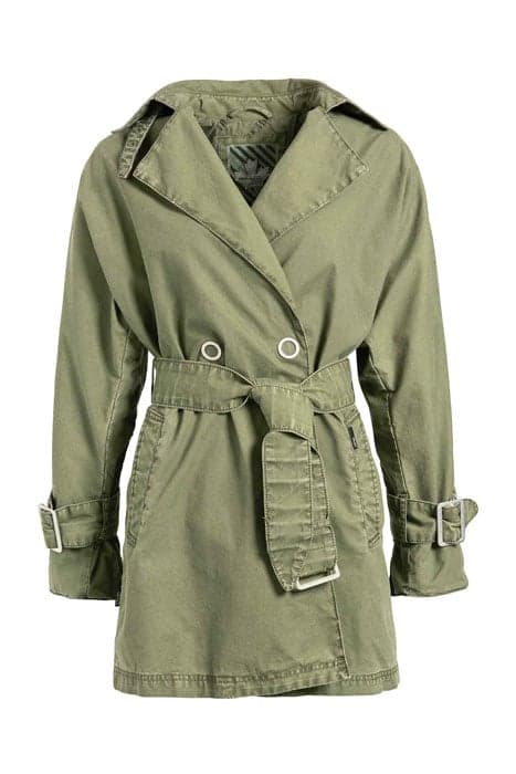 LUCILLE COAT LIGHT OLIVE by Khujo