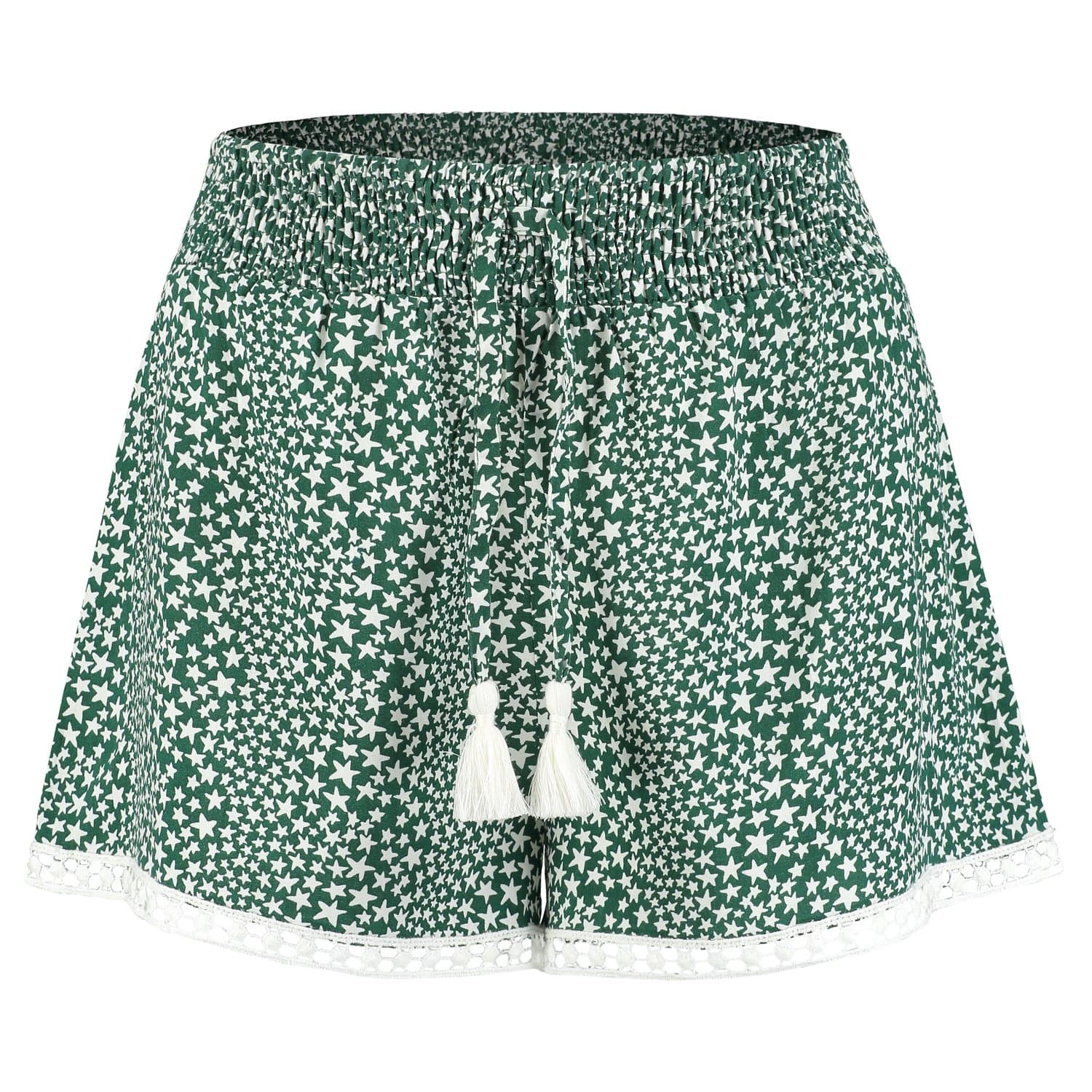 LADIES TUVALU WOVEN SHORT HUNTER GREEN by Shiwi