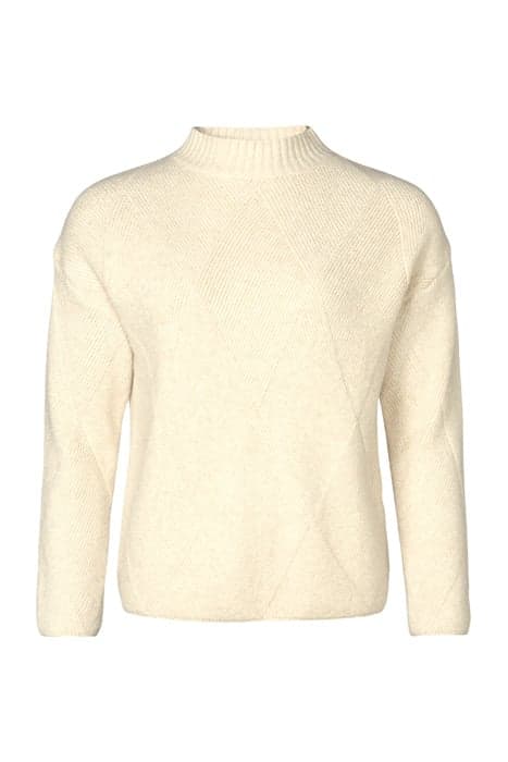 PULLOVER TURTLE NECK WITH LUREX OFF-WHITE by Geisha