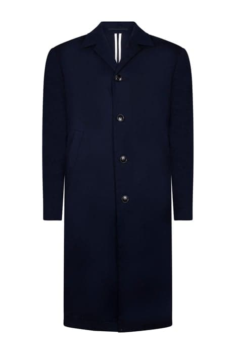 M. LUCIEN COTTON TWILL COAT DEEPWATER by Filippa K