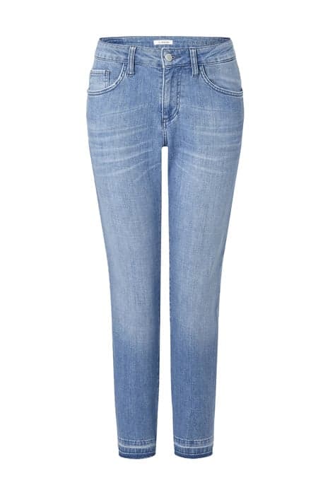 LÄSSIGE CROPPED JEANS MIT PRINT IN JEANSBLAU by Rich & Royal