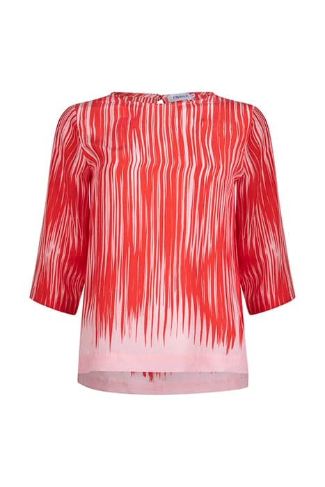 PRINTED DRAPEY TEE POPPY ABST by Filippa K