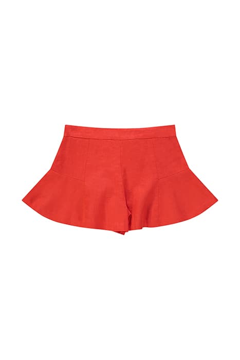 LINEN FOXLIE FLIRT SHORT ROUGE/MANDARIN RED by Marciano by Guess