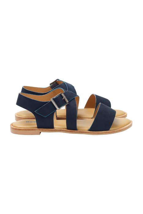 OLIVIA FLAT SANDAL DARK NAVY by White Stuff