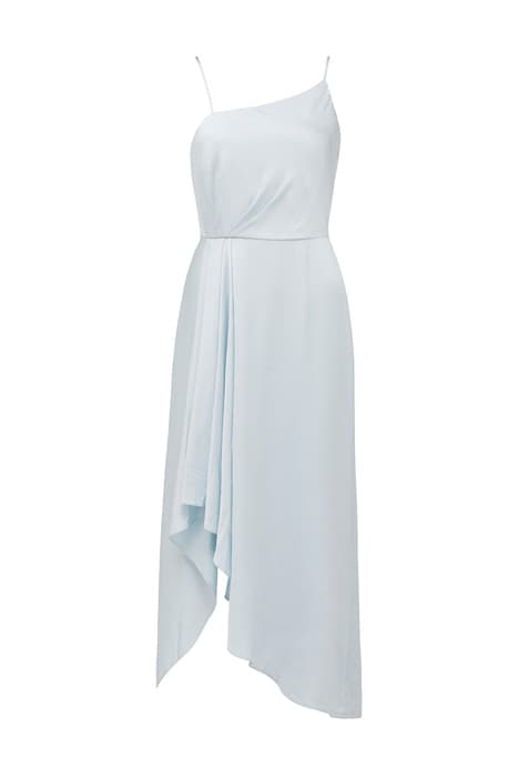 DANIELLE STRAPPY RUFFLE MAXI GOWN PALE MIST by Forever New