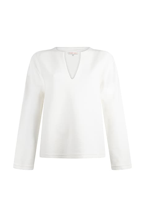 REVERSED SPLIT SWEATSHIRT WHITE CHAL by Filippa K