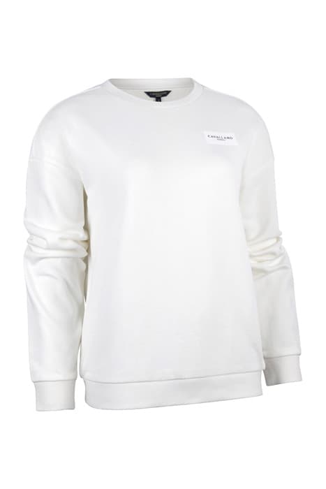 C/ DANZA R-NECK SWEAT OFF WHITE by Cavallaro Napoli