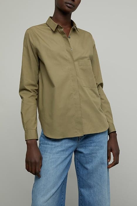 CLASSIC SHIRT GREEN UMBER by Closed