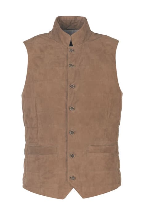 SUEDE VEST BROWN by River Woods