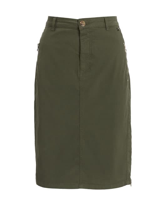 KHAKI PENCIL SKIRT GREEN by River Woods