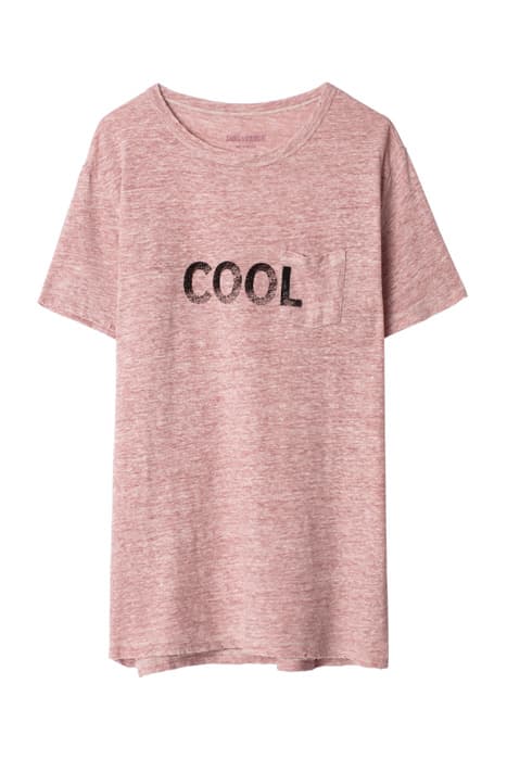 AMBER LIN WORD T-SHIRT LIN ORCHID by ZADIG&VOLTAIRE