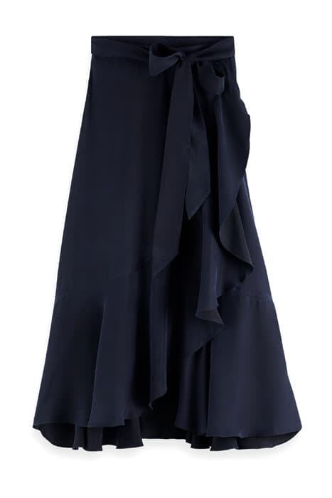 WRAPOVER SKIRT WITH PEPLUM NIGHT by Scotch & Soda