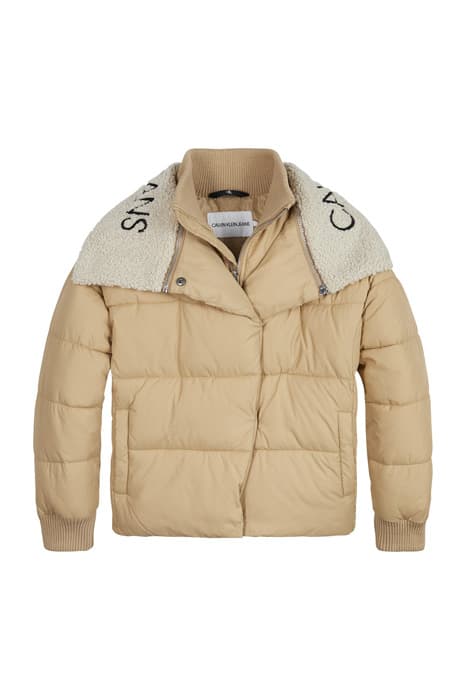 LOGO COLLAR PUFFER J Summer Stone by Calvin Klein