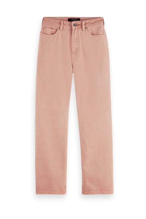 HIGH RISE TAILORED STRAIGHT LEG - PASTEL DYES PASTEL PINK by Scotch & Soda