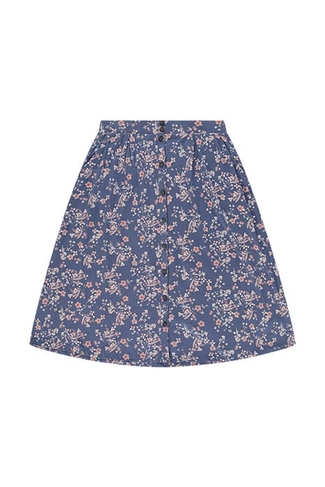 MORA JERSEY SKIRT BLUE MULTI by White Stuff