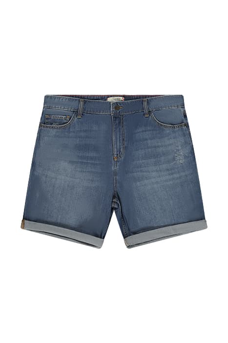 DENIM BOYFRIEND SHORT MID DENIM by White Stuff