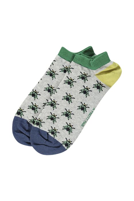 LADYBIRD TRAINER SOCK GREY PR by White Stuff