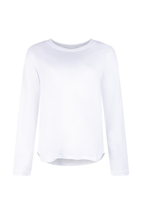 CASSIE CREW TEE PALE IVORY by White Stuff