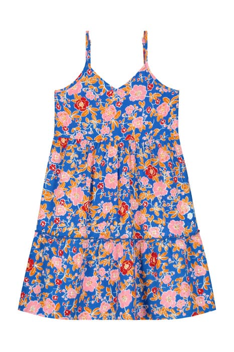 GIRLS JAKARTA DRESS MELTING FLOWER VICTORIA BLUE by Shiwi