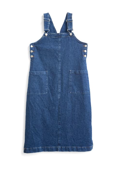 WILLOW DENIM MIDI PINNY DRESS LGT DENIM by White Stuff