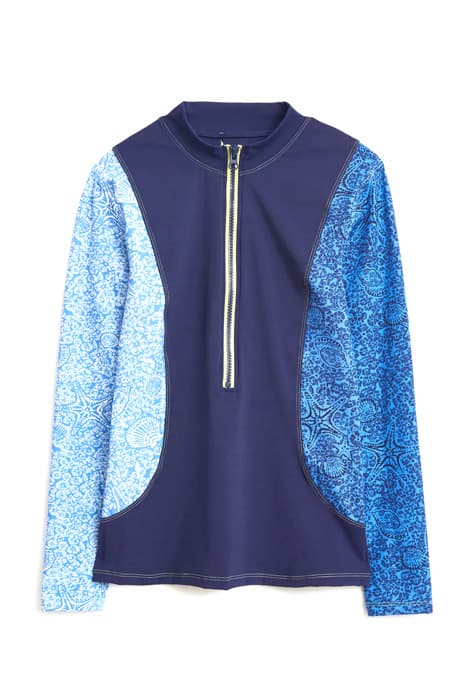 BAY RASH VEST BLUE PR by White Stuff