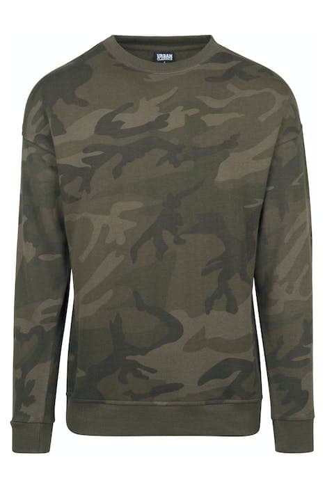 CAMO CREWNECK OLIVE CAMO by Urban Classics