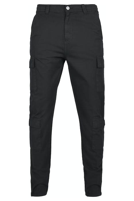 TAPERED DOUBLE CARGO PANTS BLACK by Urban Classics