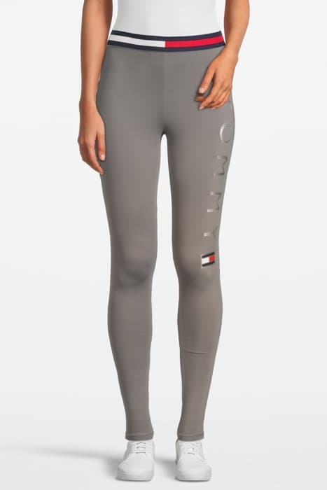 TH ATH TIFFANY LOGO LEGGING GRANITE GRAY by Tommy Hilfiger