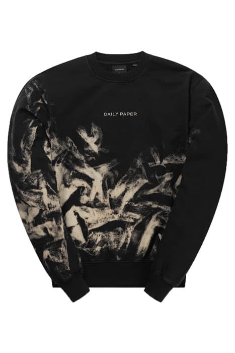 SMOKE BLACK LORIN SWEATER by Daily Paper