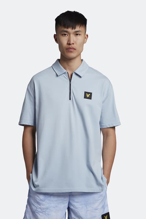 JERSEY POLO SHIRT OPAL BLUE by Lyle & Scott