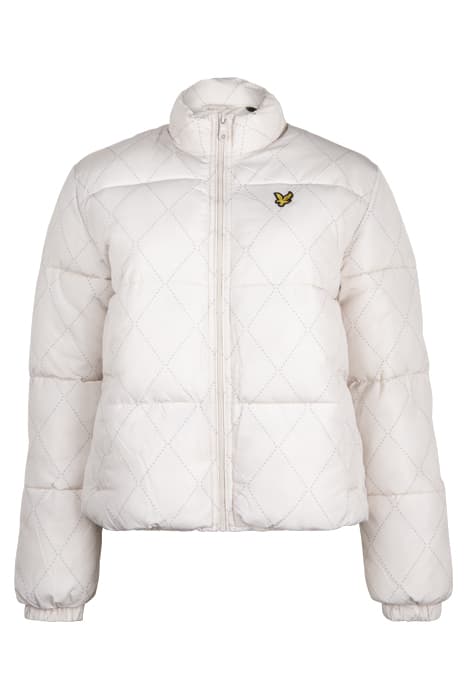 ARGYLE PUFFER JACKET VANILLA by Lyle & Scott