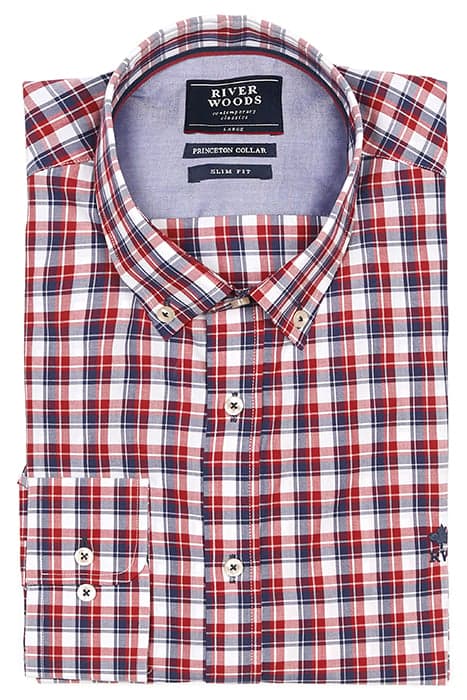 SLIM FIT PRINCETON SHIRT MULTI by River Woods