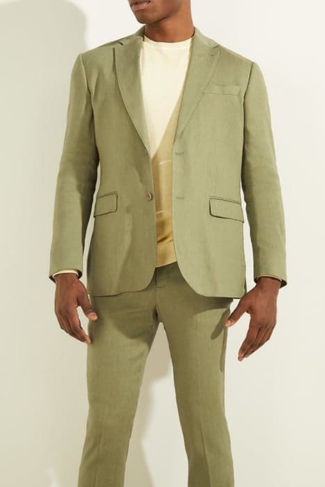 REG FIT BLAZER X HOC MOSSY GREEN by Marciano by Guess