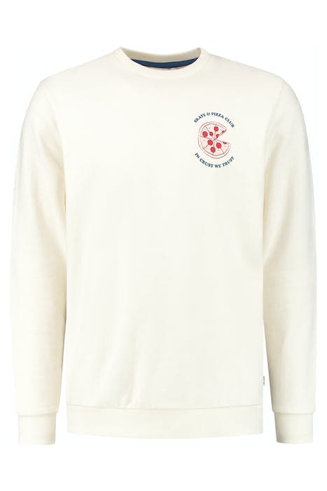 MEN SKATE CLUB SWEATER JET STREAM WHITE by Shiwi