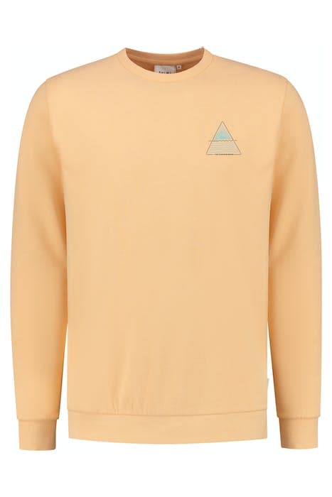 MEN SWEATER TRIANGLE ORANGE PEACH by Shiwi