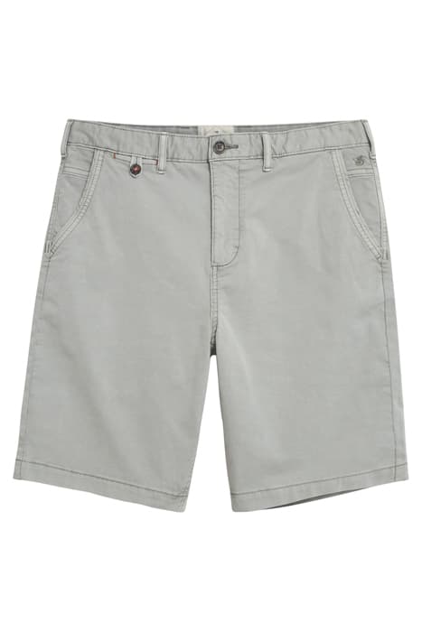 SUTTON ORGANIC CHINO SHORT LGT GREY by White Stuff