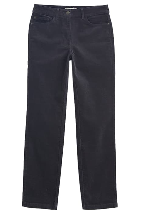 BROOKE STRAIGHT CORD TROUSER DARK GREY by White Stuff