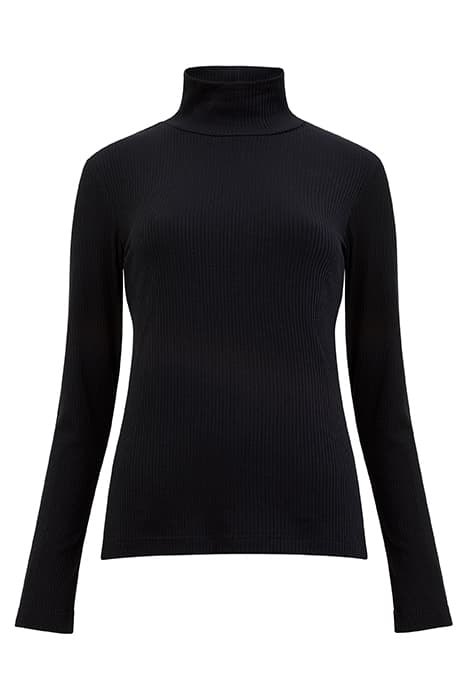 TALIE MODAL JERSEY HIGH NECK TOP BLACK by French Connection