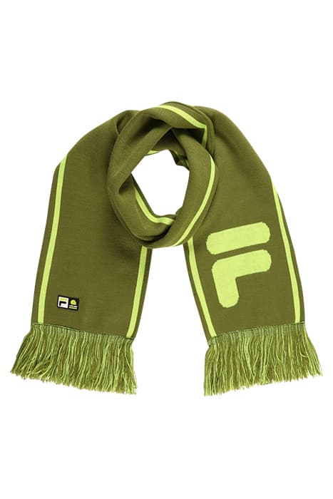 C44 TEAM SCARF CALLISTE GREEN-SAFETY YELLOW by FILA