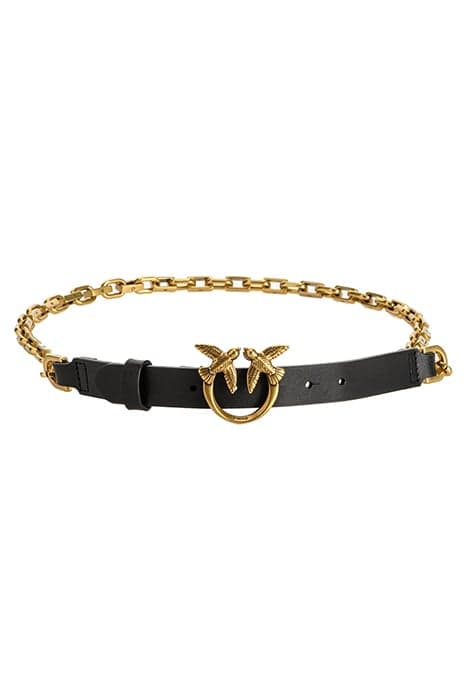 LOVE DAY BELT SIMPLY H2 VIT.SE BLACK by PINKO