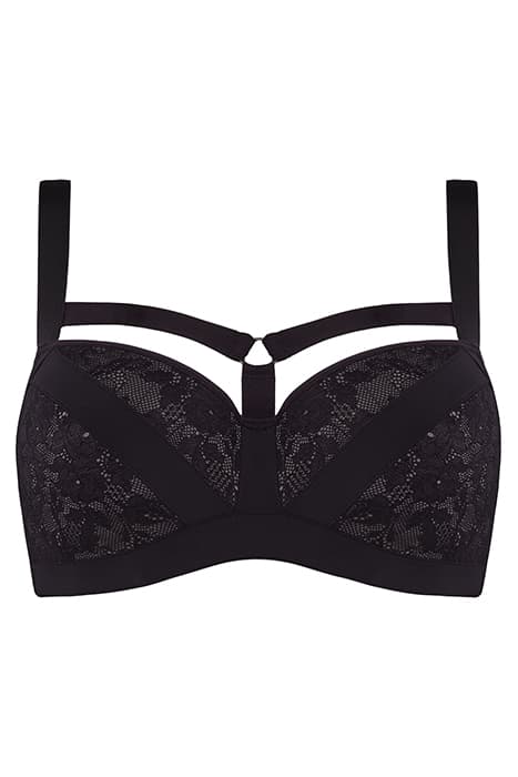 WING POWER BLACK LACE AND GREY by Marlies Dekkers