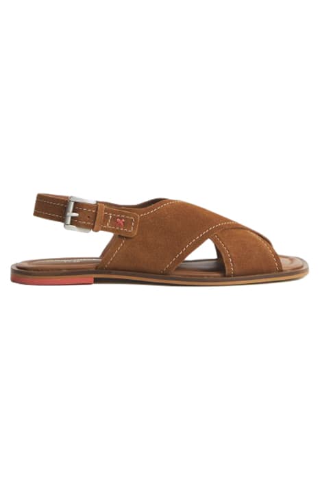 CROSSOVER LEATHER SB SANDAL MID TAN by White Stuff