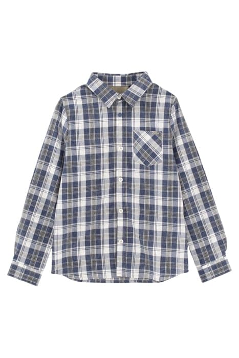 BOYS’ INDIGO CHECKED SHIRT by IKKS