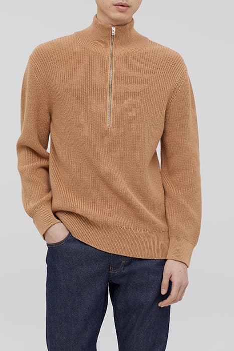 CLOSED MEN ZIPPED JUMPER WILD HONEY by Closed