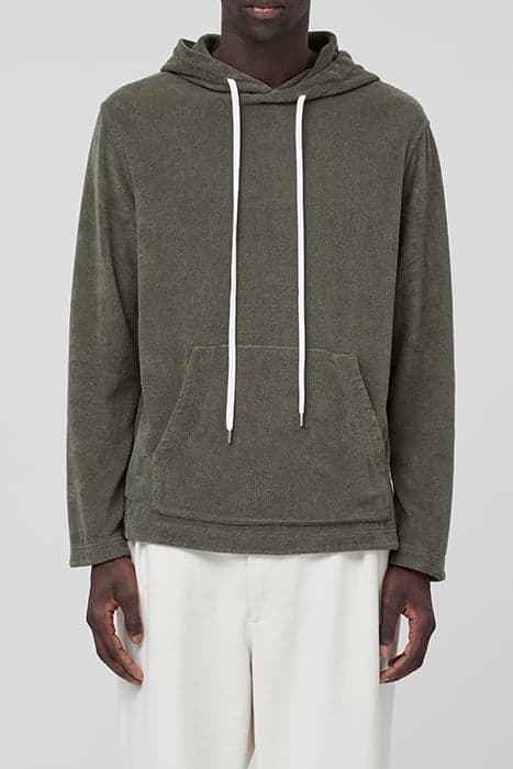 MEN HOODED SWEATER DRIED BASIL by Closed