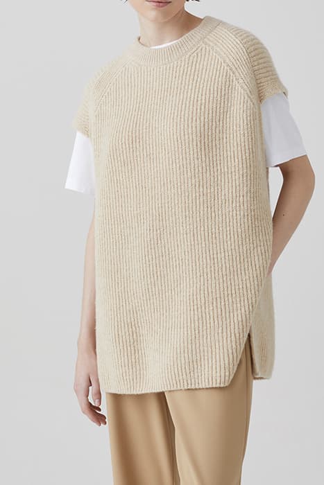 CREW NECK TABARD KNITS ECRU by Closed